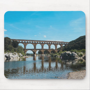 Ancient Roman Bridge in France Mouse Pad