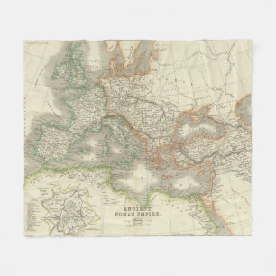 Ancient Roman Empire Fleece Blanket