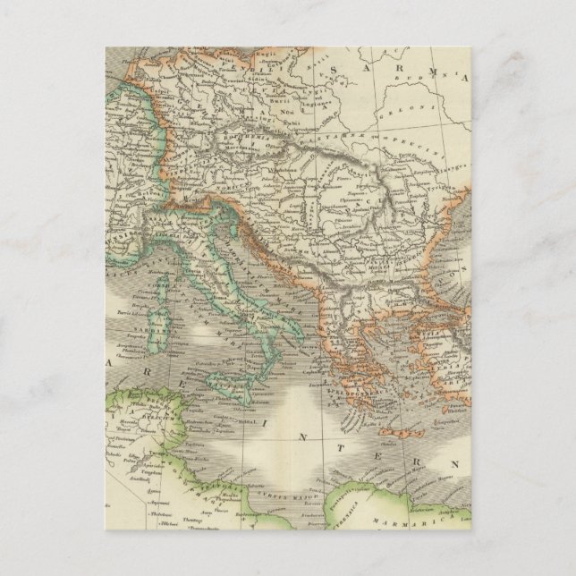 Ancient Roman Empire Postcard (Front)