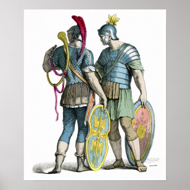 Ancient Roman Legionaries Poster (Front)