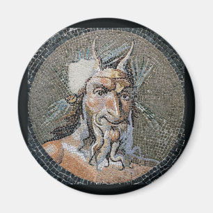 Ancient Roman Pan Mosaic Magnet