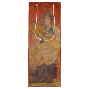 Ancient Roman Pompeii Neighbor Fresco Musician Art Wine Gift Bag