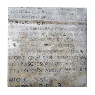 Ancient Roman Sign Ceramic Tile