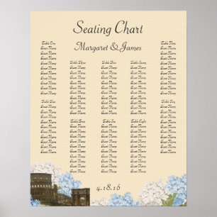 Ancient Rome Blue Hydrangea Seating Chart