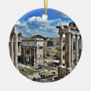 Ancient Rome Ceramic Tree Decoration