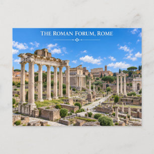 Ancient Rome Forum Postcard