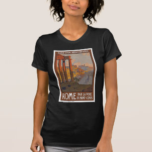 Ancient Rome Travel Ad Painting T-Shirt