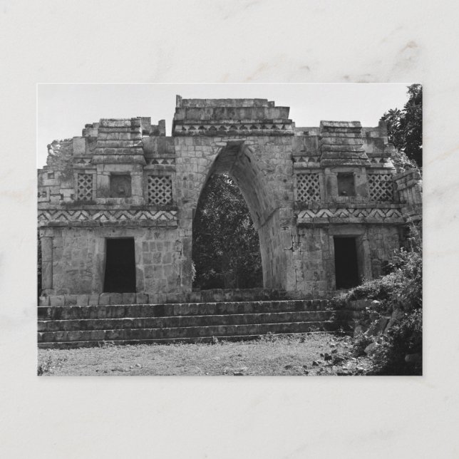 Ancient Ruins: Gateway to Labna, Yucatan, Mexico Postcard (Front)