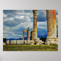 Ancient Ruins in Athens Greece