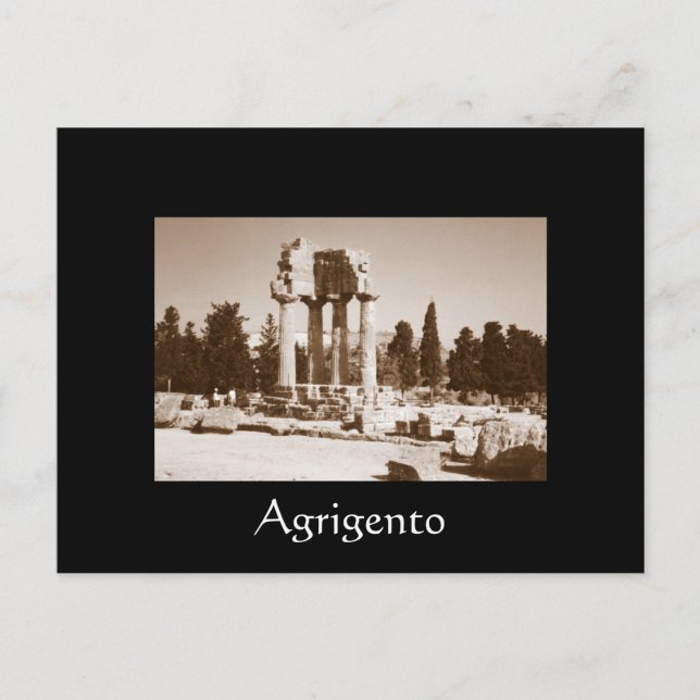 Ancient ruins postcard (Front)