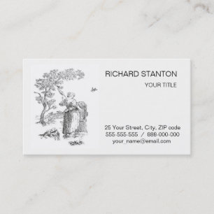 Ancient rural artwork business card