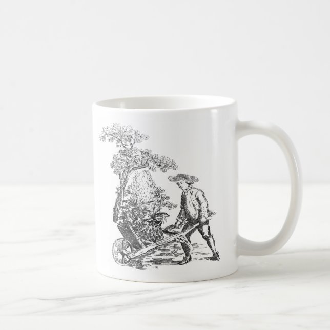 Ancient rural artwork coffee mug (Right)