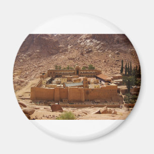 Ancient Saint Catherine's Monastery Sinai Egypt Magnet