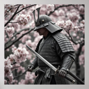 Ancient Samurai – A Charcoal Tribute to the Warrio Poster