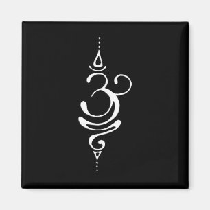 Ancient Sanskrit Symbol For Breathe Inspiration Om Magnet