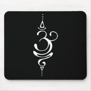 Ancient Sanskrit Symbol For Breathe Inspiration Om Mouse Pad