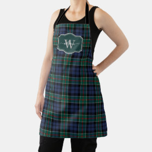 Ancient Scottish Clan Colquhoun Tartan Plaid Apron
