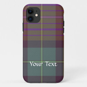 Ancient Scottish tartan iPhone 11 Case