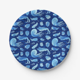 Ancient sea animals: Trilobites, Anomalocaris... Paper Plate