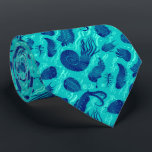 Ancient sea animals: Trilobites, Anomalocaris... Tie<br><div class="desc">Pattern with ancient sea animals: Trilobites,  Anomalocaris,  Wiwaxia,  Opabinia,  Ammonoidea,  Hallucigenia... </div>
