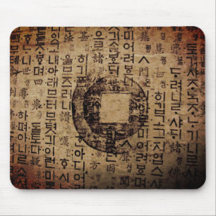 Ancient seal, Well Being, Tea & Tao - China Mouse Pad