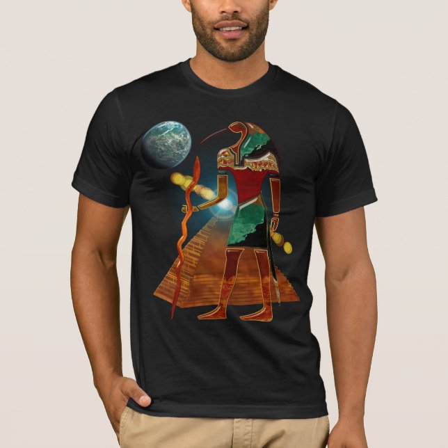 Ancient Secrets THOTH 3D Egyptian Scifi 2 T-Shirt (Front)