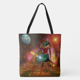 Ancient Secrets THOTH 3D Egyptian Scifi Tote Bag