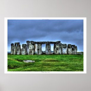 Ancient Site of Stonehenge Standing Stones England Poster