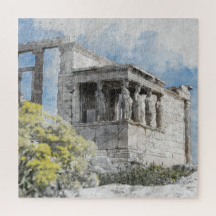 Ancient Sites Acropolis in Athens, Greece Jigsaw Puzzle