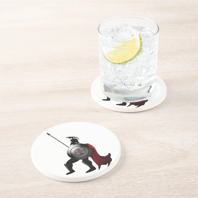 Ancient Spartan Warrior Coaster (Side)