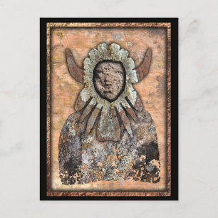 Ancient Spiritual Entities living in stone Postcard