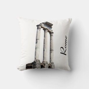 Ancient stone columns cushion