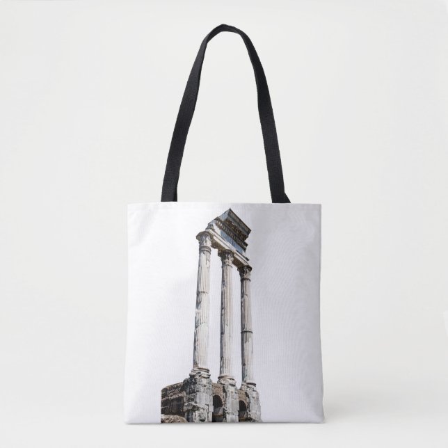 Ancient stone columns tote bag (Front)