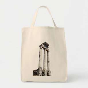 Ancient stone columns tote bag