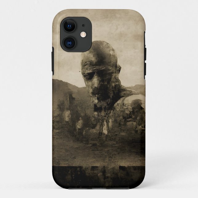 Ancient Stone Warrior Mobile Case (Back)
