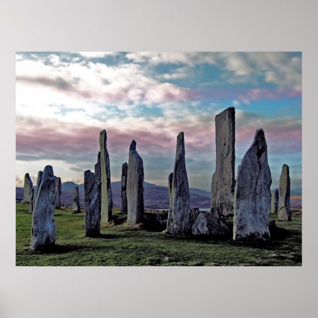 Ancient Stones under Pagan Skies Poster Print (Front)