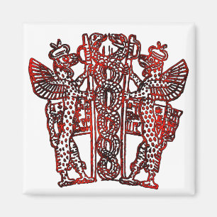 Ancient Sumerian Caduceus Magnet