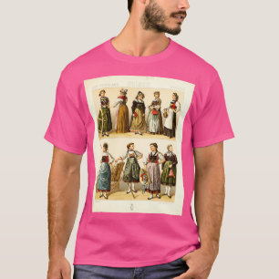Ancient Swiss fashion and lifestyle 18th century H T-Shirt