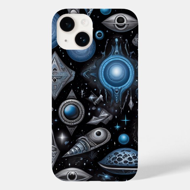 Ancient symbols in vibrant colours Case-Mate iPhone case (Back)