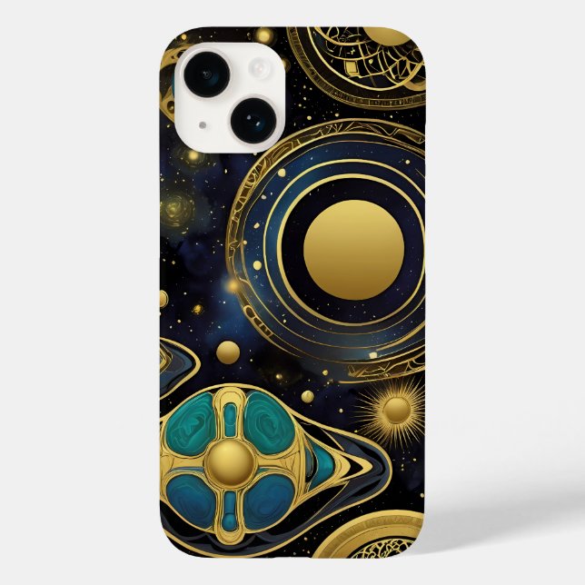 Ancient symbols in vibrant colours Case-Mate iPhone case (Back)