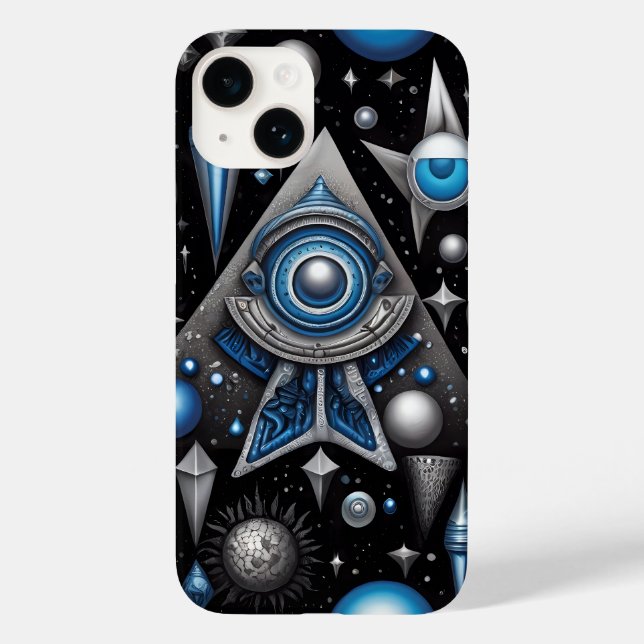 Ancient symbols in vibrant colours Case-Mate iPhone case (Back)