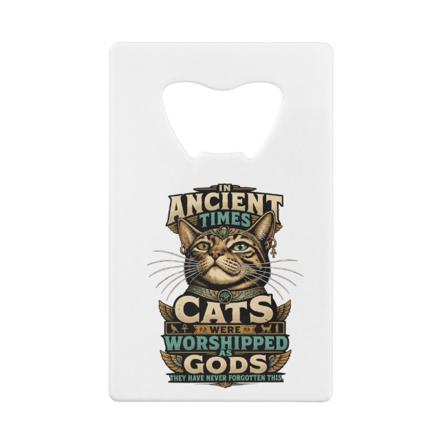 Ancient Tabby Cat Attitude (Back)