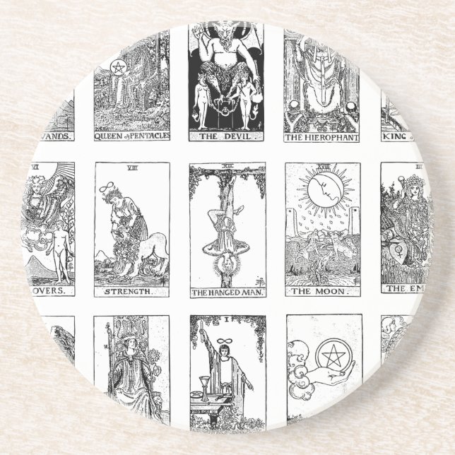 ancient tarot coaster (Front)