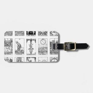 ancient tarot luggage tag