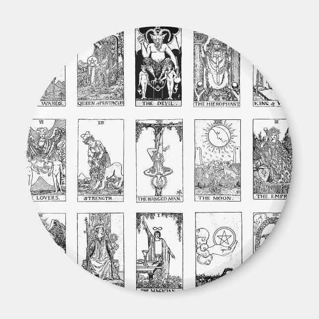 ancient tarot magnet (Front)