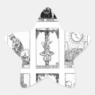 ancient tarot star sticker