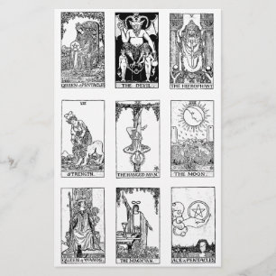 ancient tarot stationery