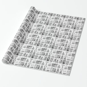 ancient tarot wrapping paper