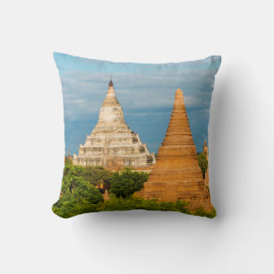 Ancient Temples and Pagodas Bagan Cushion