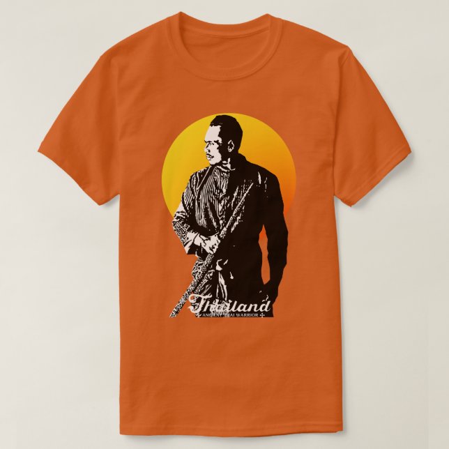 Ancient Thai Warrior T-Shirt (Design Front)